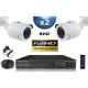 Kit PRO AHD : 2 câmeras bullets IR 20m SONY FULL HD 1080P + gravador DVR AHD FULL HD 1000 Go 
