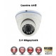  Câmera dome AHD FULL HD 1080P 2.4MP Sensor 1/2.7 SONY IMX238 IR 20m à prova de água e de vandalismo branca