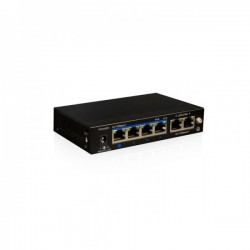 Switch POE 6 portas (4+2)