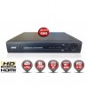 Gravador digital tri-híbrido AHD 4 canais H264 HD 720P