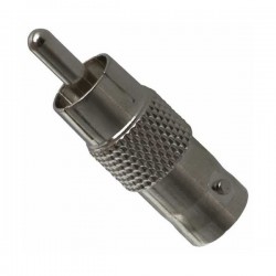 Adaptator BNC fêmea para RCA macho