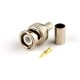 Conector BNC para crimpar cabo KX6