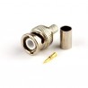 Conector BNC para crimpar cabo KX6