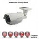 Câmera bullet 700 linhas 960H 1/3 Sensor SONY SUPER HAD CCD 2 IR 20m à prova de água e de vandalismo
