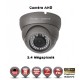 Câmera dome AHD FULL HD 1080P 2.4MP Sensor 1/2.7" SONY IMX322 IR 35m à prova de água e de vandalismo