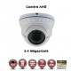 Câmera dome AHD FULL HD 1080P 2.4MP Sensor 1/2.7" SONY IMX322 IR 35m à prova de água e de vandalismo