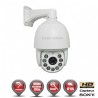 Câmera de segurança motorizada Auto Tracking PTZ 360° AHD 720P IR 120m Zoom x18 para exterior