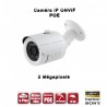 Câmera bullet IP IR 20m ONVIF POE SONY 1080P 2.4 MP à prova de água e de vandalismo