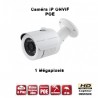 Câmera bullet IP IR 20m ONVIF POE OMNIVISION 720P 1MP à prova de água e de vandalismo
