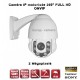 Câmera de segurança motorizada PTZ 360° IP FULL HD 1080P ONVIF IR 50m Zoom x10 para exterior